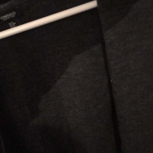 Jones Co New York Uber Soft full zip shall hoodie black with grey inner lining - Picture 8 of 9